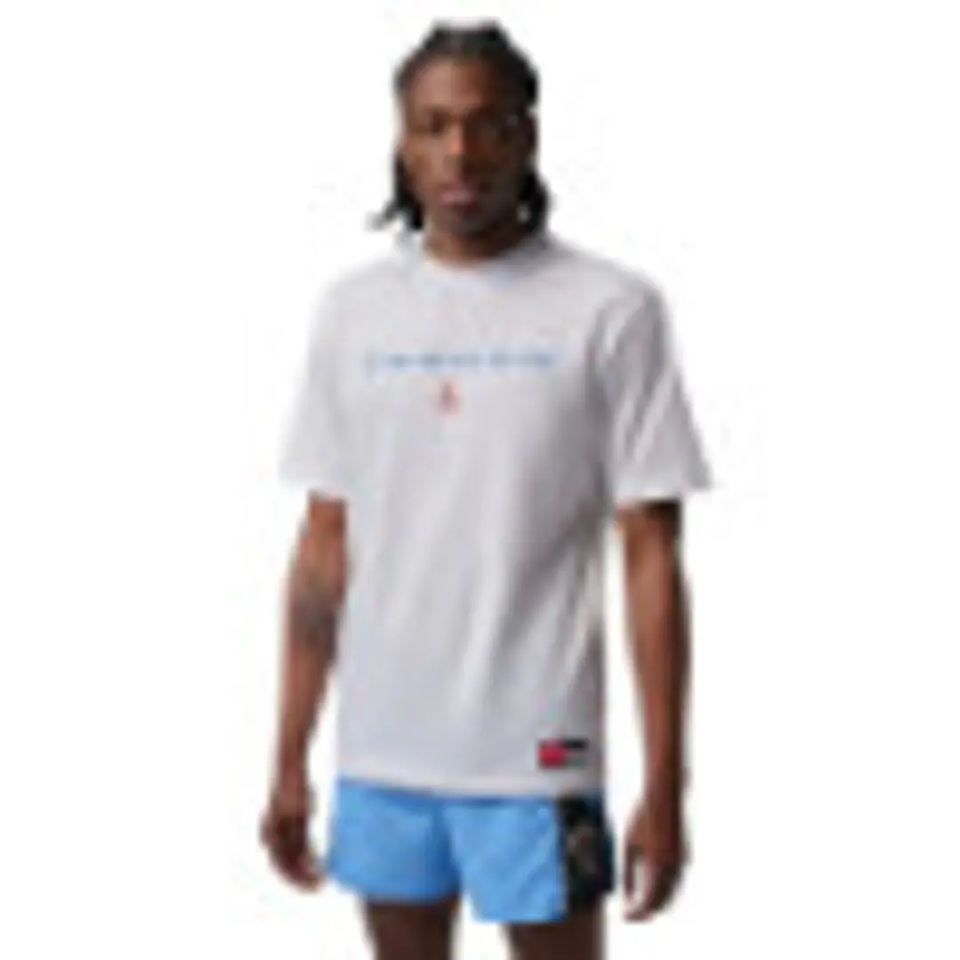 Camiseta Nike M J Brk Fc Lbr Gfx Ss Crw Hombre-Blanco 2