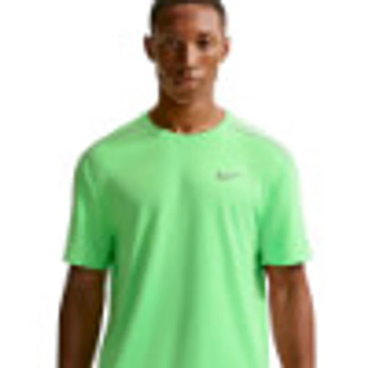 Camiseta Nike Df Uv Miler Ss Hombre-Verde 2
