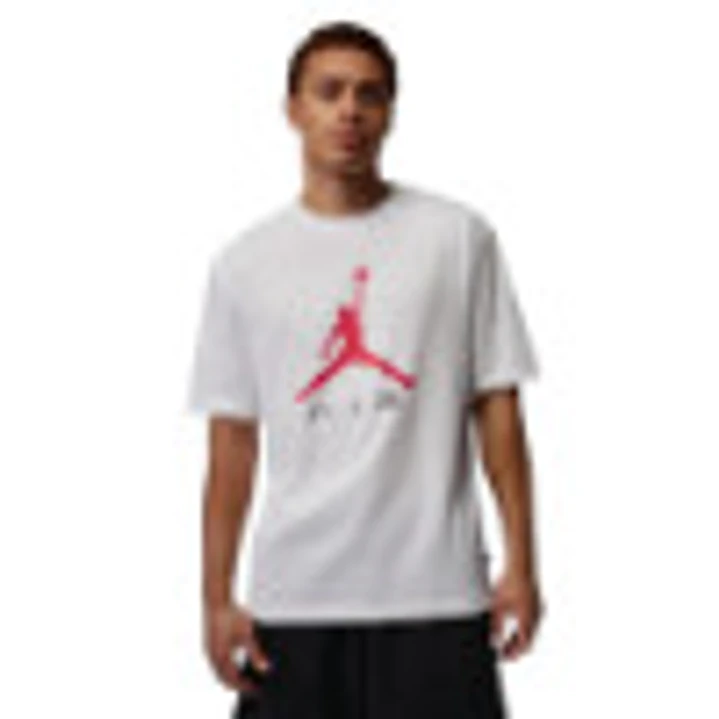 Camiseta Nike M J Brk Gfx Ss Crew Hombre-Blanco 4