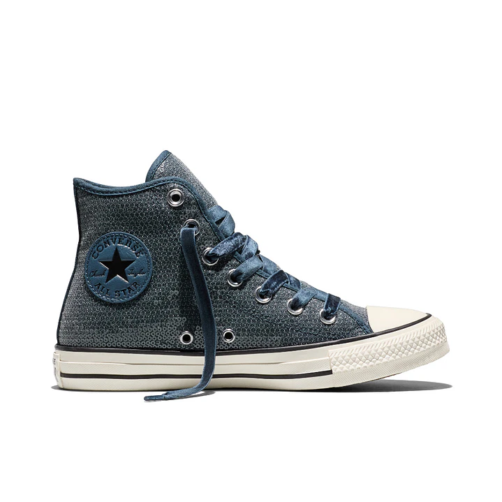 Tenis Botas Converse Chuck Taylor All Star Mujer-Azul 1