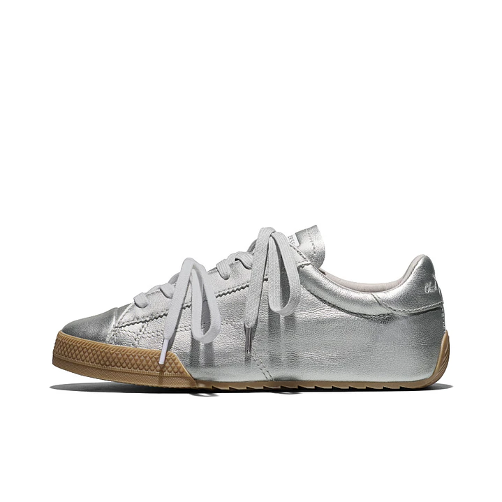 Tenis Converse Chuck Taylor Lo Mujer-Plateado 3