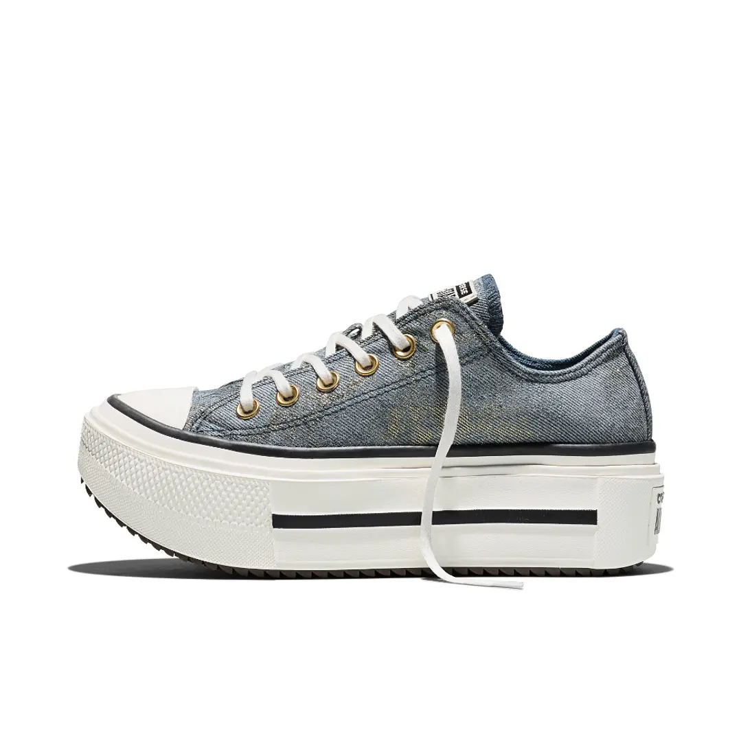 Tenis Converse Chuck Taylor All Star Lift Dou Mujer-Azul 3