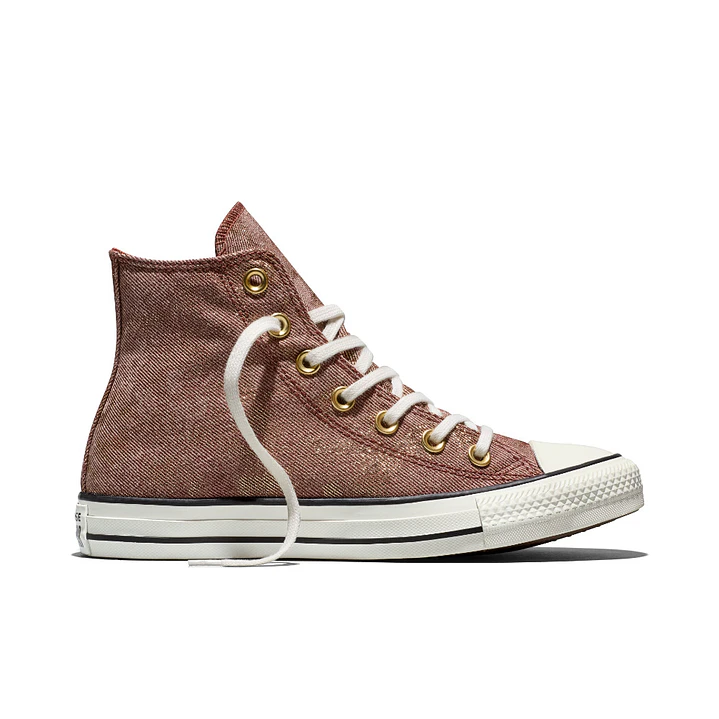 Tenis Botas Converse Chuck Taylor All Star Mujer-Café 1