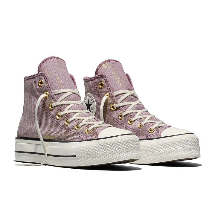 Tenis Botas Converse Chuck Taylor All Star Lift Mujer-Rosa 4