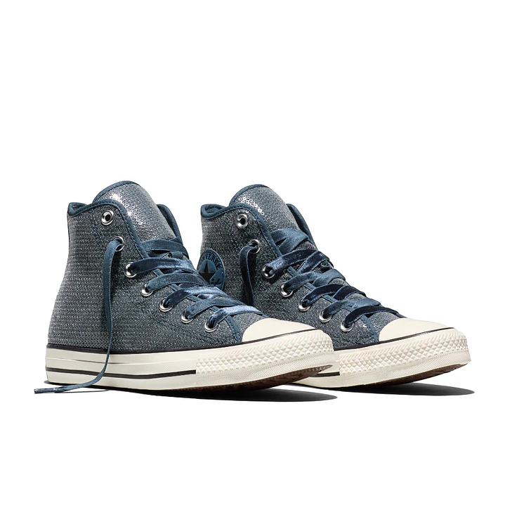 Tenis Botas Converse Chuck Taylor All Star Mujer-Azul 4