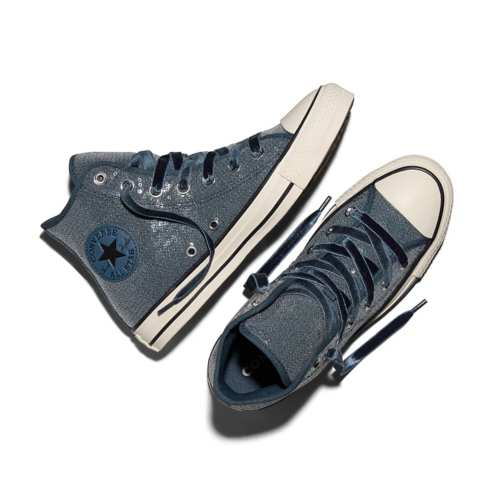 Tenis Botas Converse Chuck Taylor All Star Mujer-Azul 5