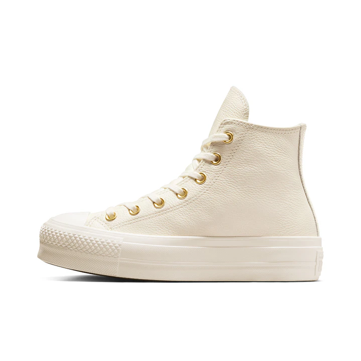 Tenis Botas Converse Chuck Taylor All Star Lift Mujer-Beige 3