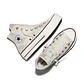 Tenis Botas Converse Chuck Taylor Lift Mujer-Beige/Negro - Miniatura 5