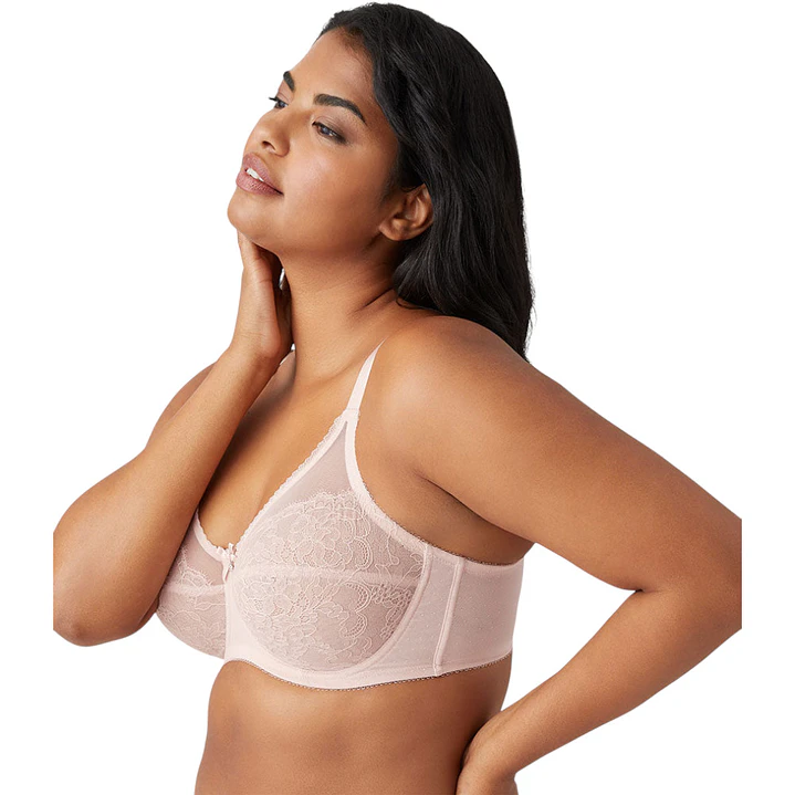 Brasier Wacoal Retro Chic-Rosa Crema 2