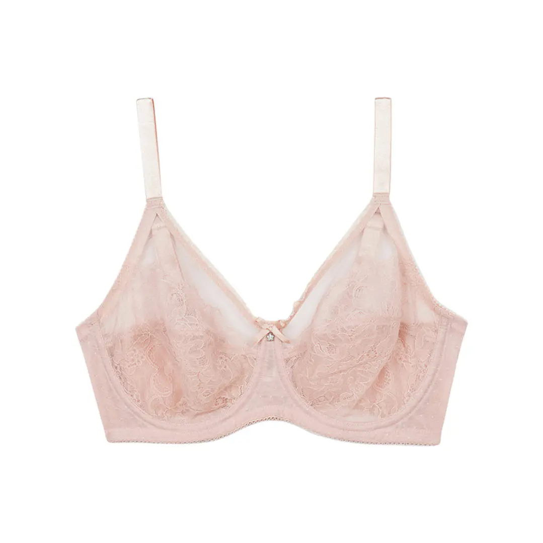 Brasier Wacoal Retro Chic-Rosa Crema 4