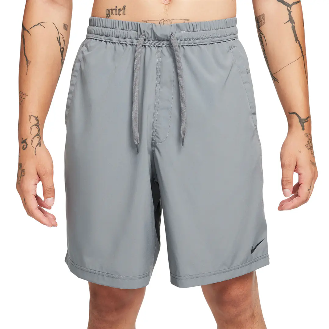Pantaloneta Nike Form Hombre-Gris 1