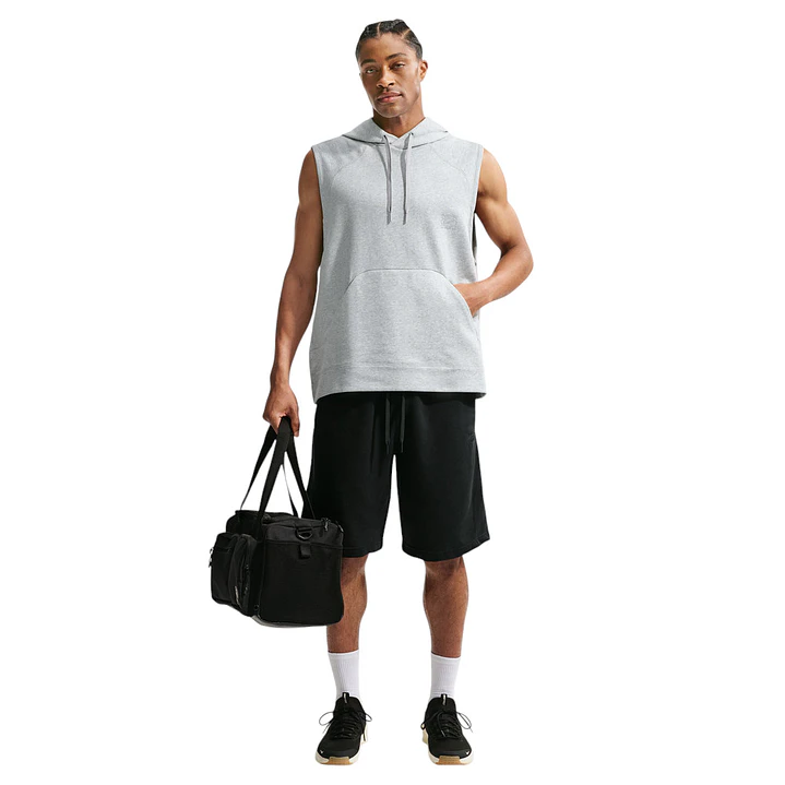 Hoodie Sin Mangas Nike Nac Hombre-Gris 3