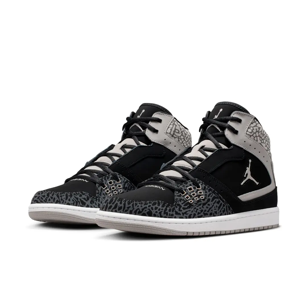 Tenis Nike Air Jordan 1 Flight Hombre-Negro/Gris 4