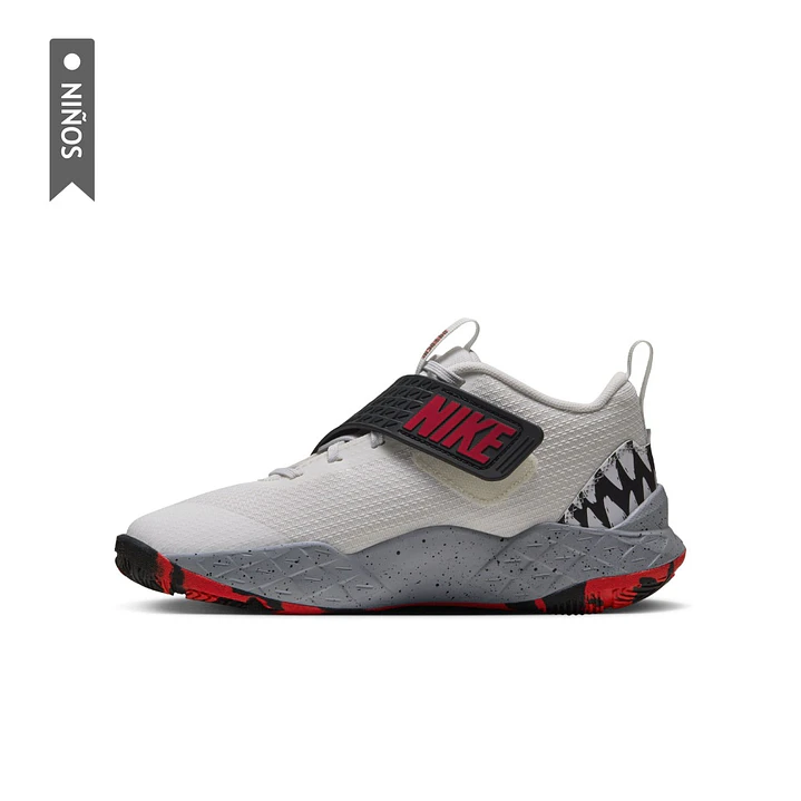 Tenis Nike Team Hustle D 12 Se Niño-Blanco 3