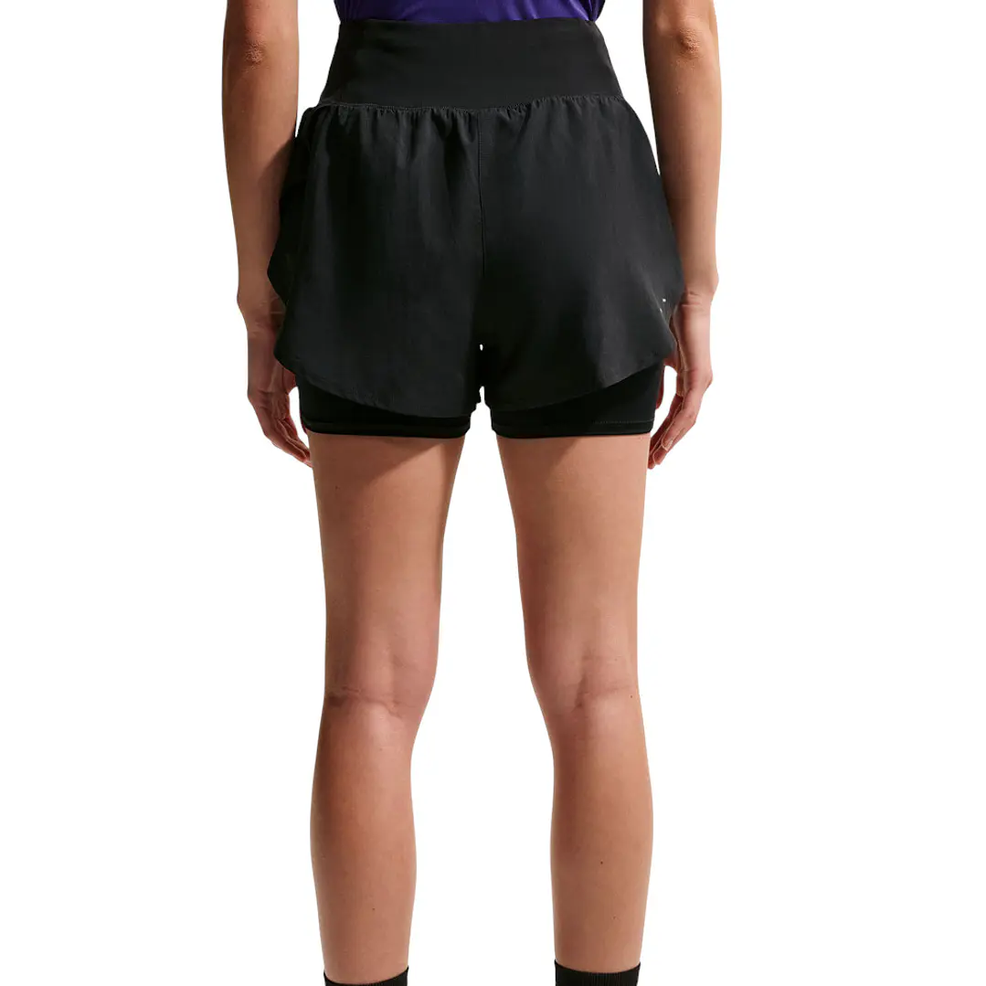 Short Nike Flow Mujer-Negro 2