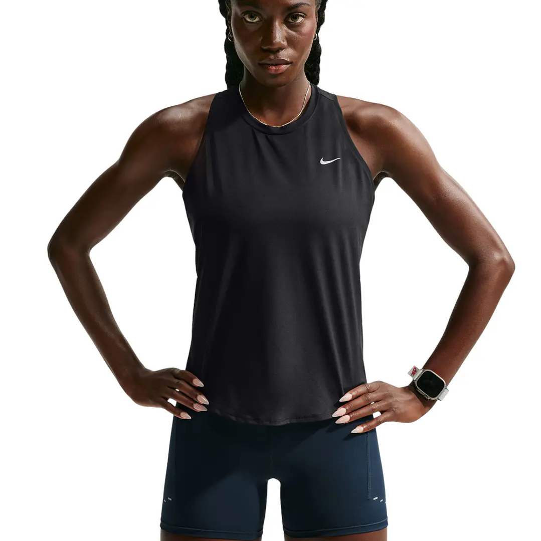 Camiseta Sin Mangas Nike Swift Mujer-Negro 1