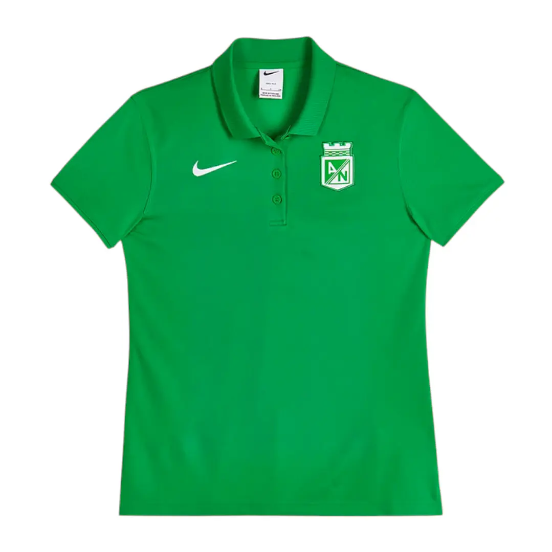 Camiseta Polo Nike Atletico Nacional 26 Mujer-Verde 3