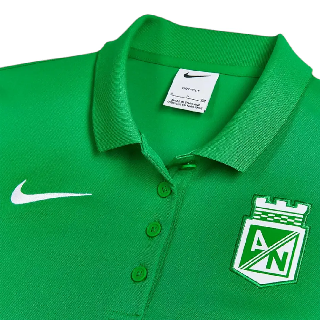 Camiseta Polo Nike Atletico Nacional 26 Mujer-Verde 4