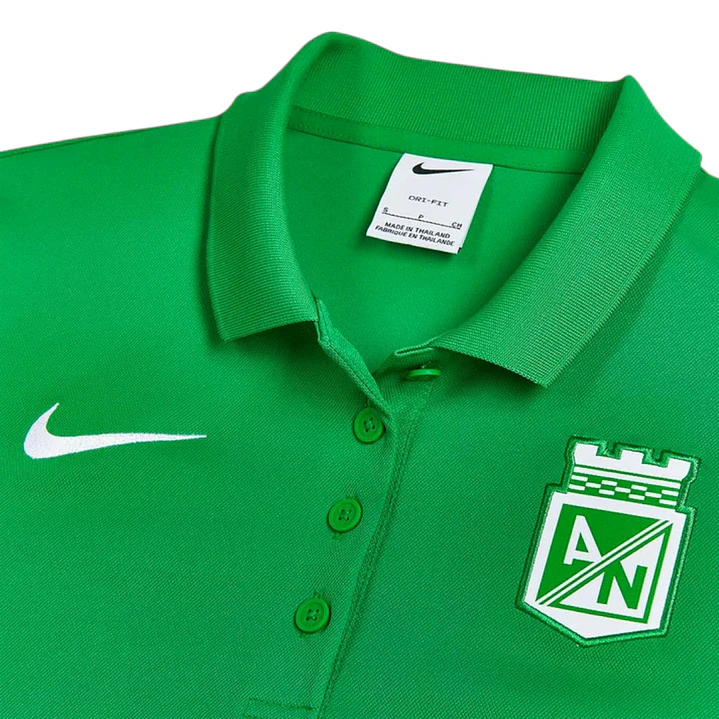 Camiseta Polo Nike Atletico Nacional 26 Mujer-Verde 4