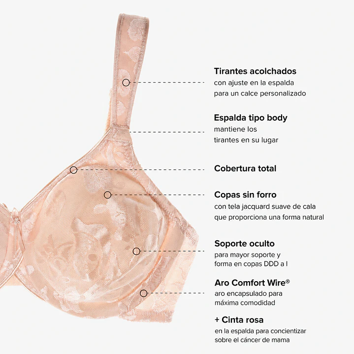 Brasier Wacoal Awareness-Rosa Claro 5