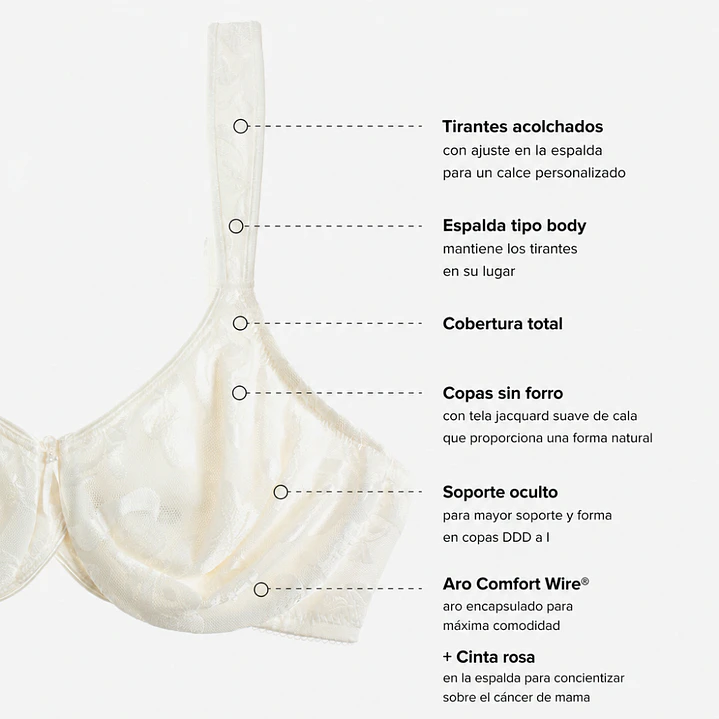 Brasier Wacoal Awareness-Marfil 5