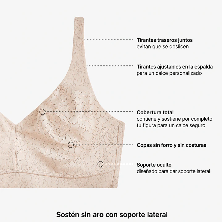 Brasier Wacoal Inside Job-Beige 5