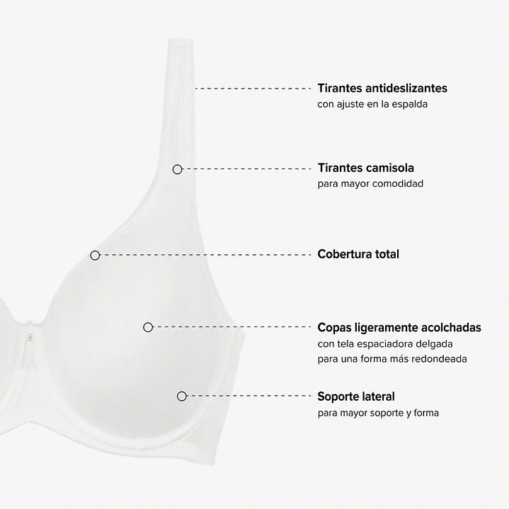 Brasier Wacoal Spacer Basic Beauty-Marfil 5