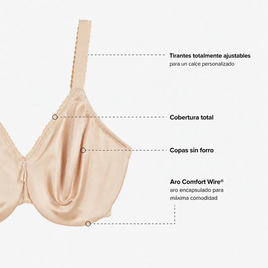 Brasier Wacoal Minimizador Simple Shaping-Rosa Claro 5