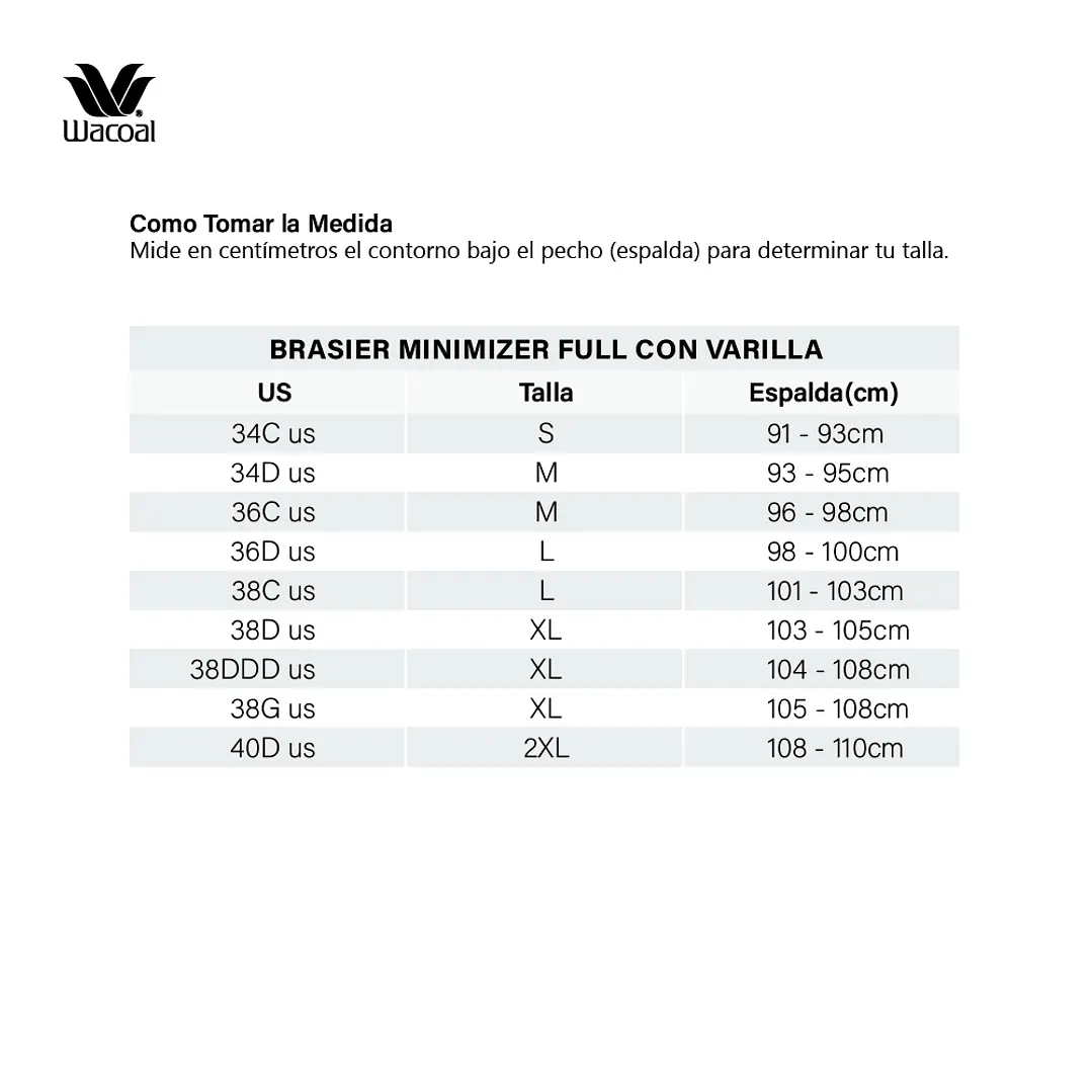 Brasier Wacoal Minimizador Simple Shaping-Negro 6
