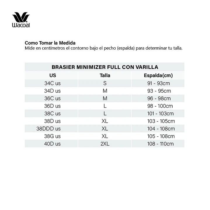 Brasier Wacoal Minimizador Simple Shaping-Negro 6