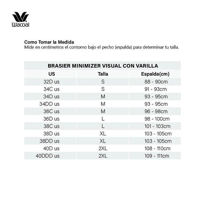 Brasier Wacoal Minimizador Visual Effects-Negro 6