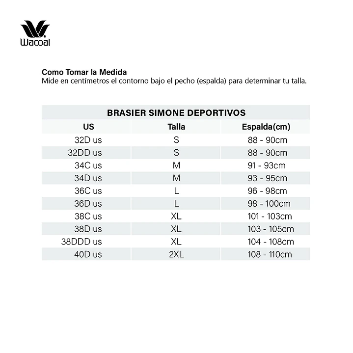 Brasier Wacoal Simone Sport-Negro 5