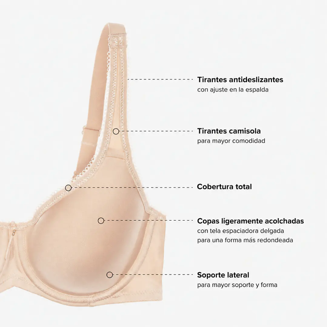 Brasier Wacoal Spacer Basic Beauty-Rosa Claro 5