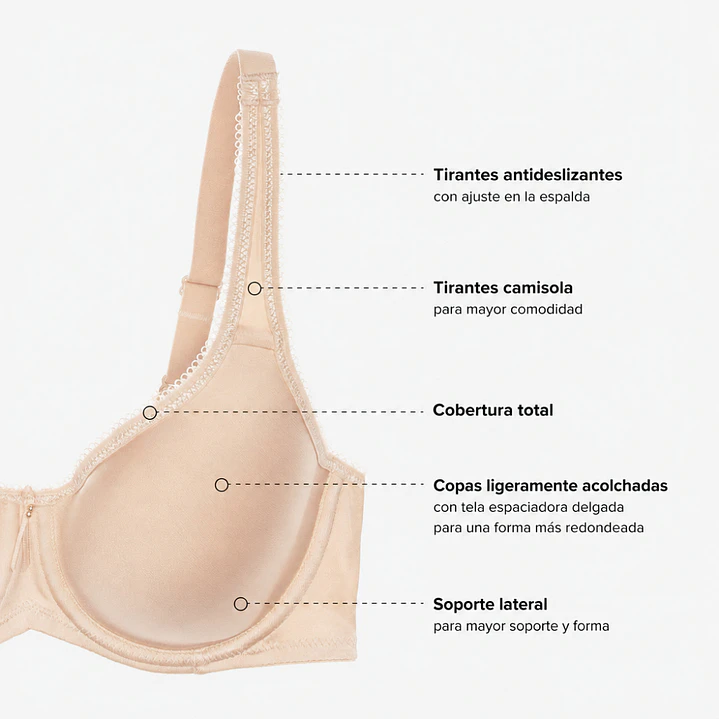 Brasier Wacoal Spacer Basic Beauty-Rosa Claro 5