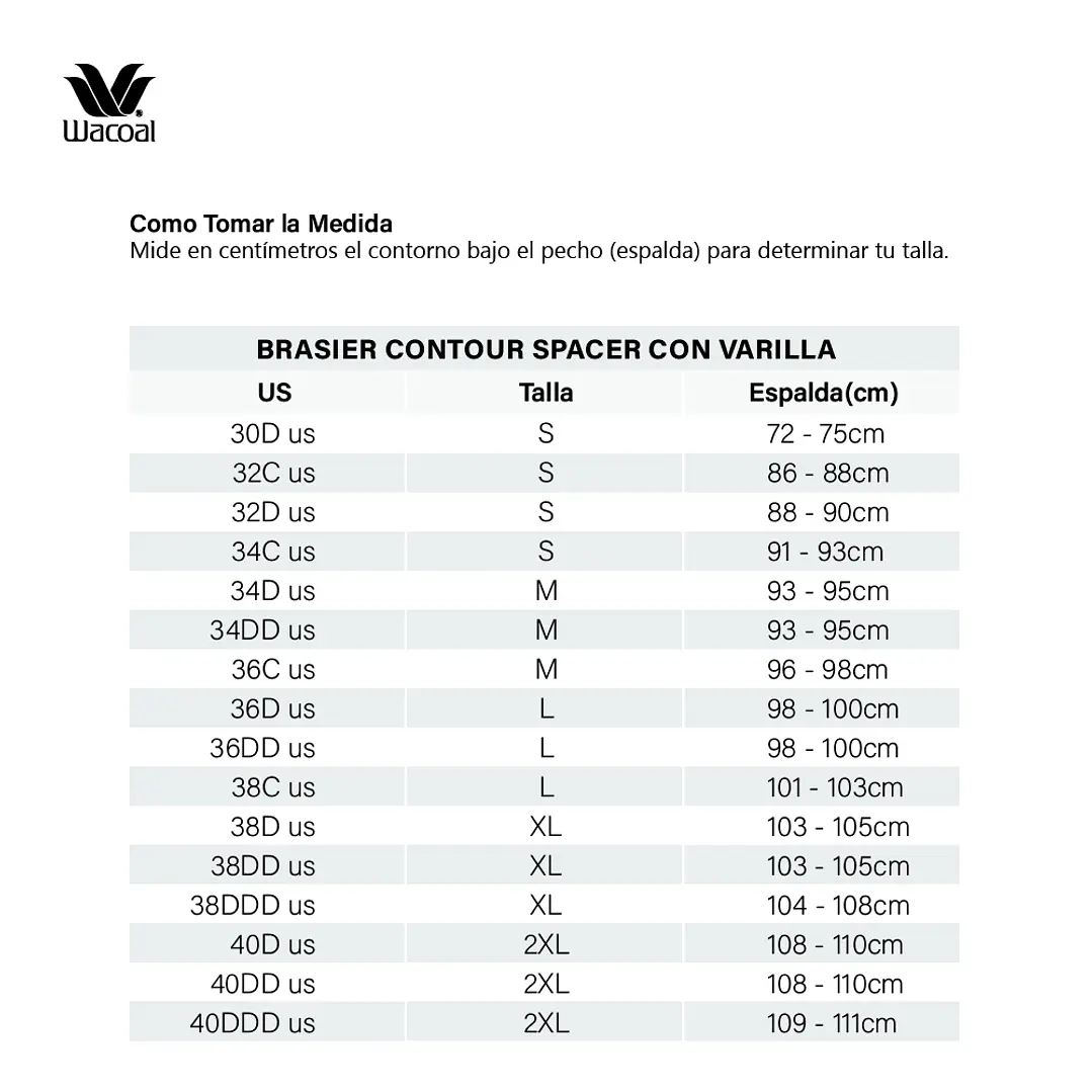 Brasier Wacoal Spacer Basic Beauty-Rosa Claro 6