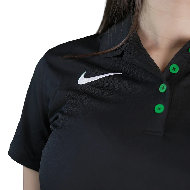 Camiseta Polo Nike Atletico Nacional 26 Mujer-Negro 4