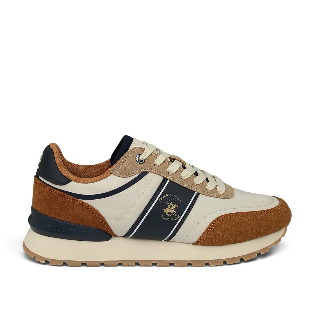 Tenis Beverly Hills Polo Club Furla Hombre-Beige 1