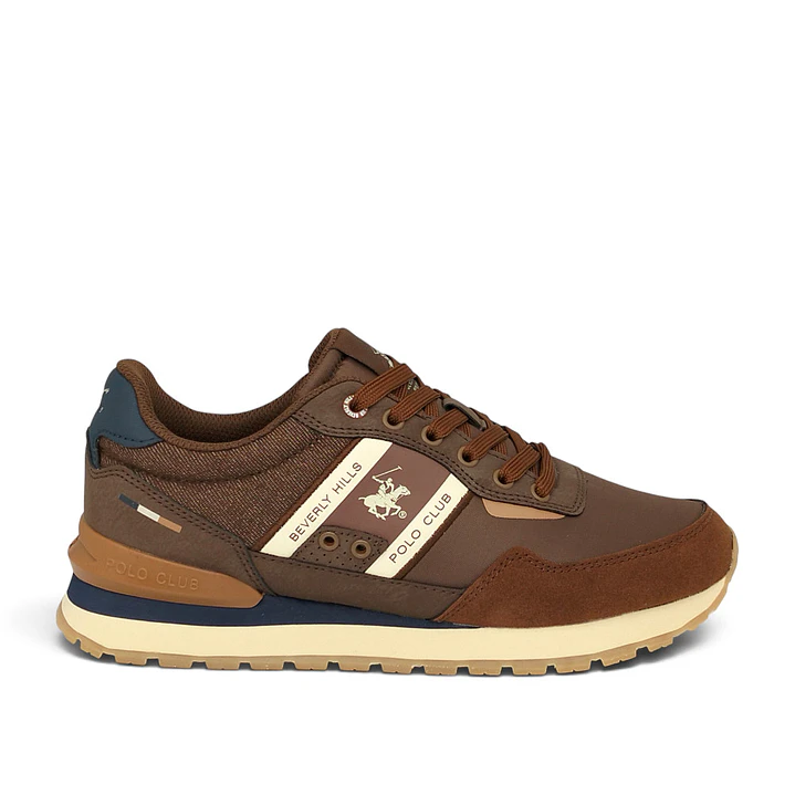 Tenis Beverly Hills Polo Club Runner Hombre-Café 1