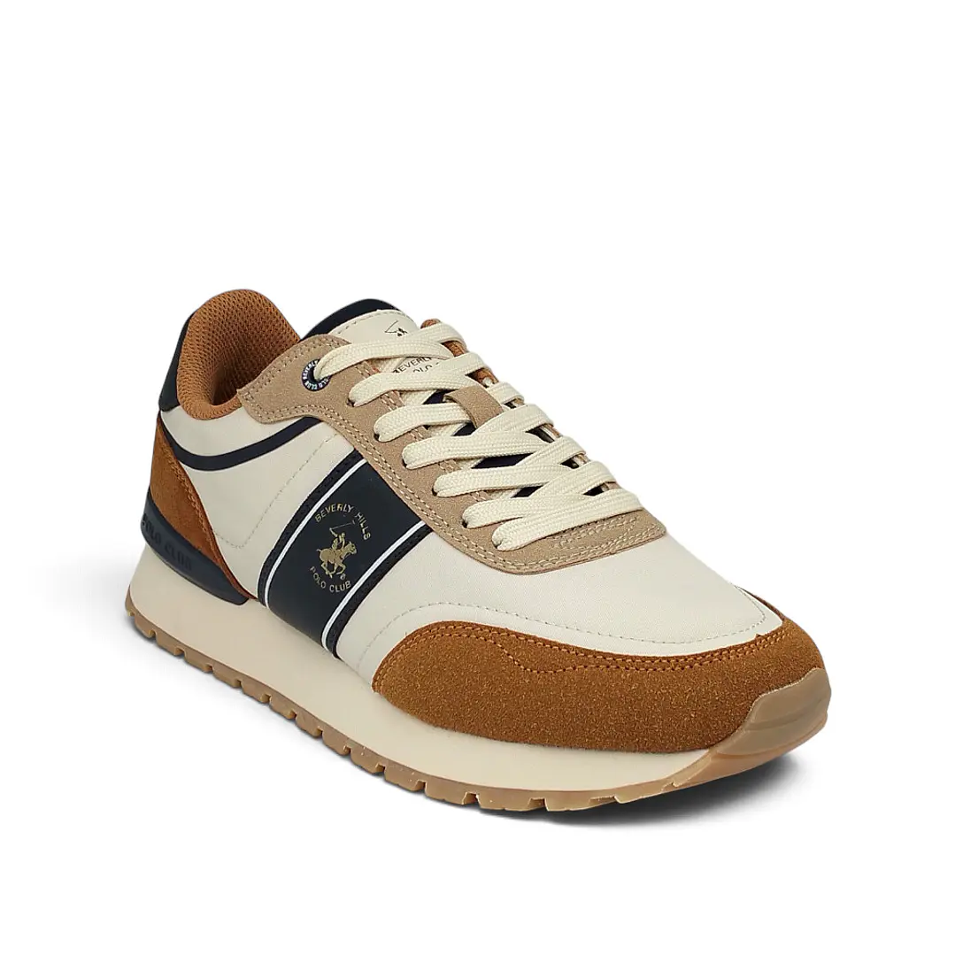 Tenis Beverly Hills Polo Club Furla Hombre-Beige 4