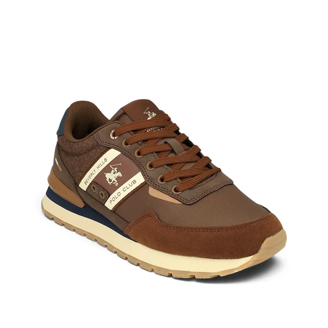 Tenis Beverly Hills Polo Club Runner Hombre-Café 4