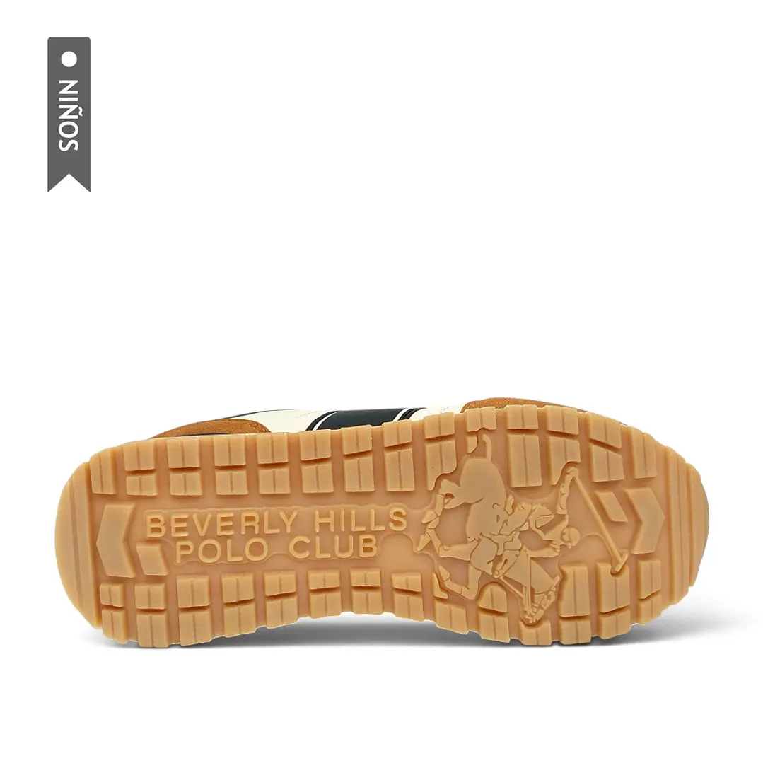 Tenis Beverly Hills Polo Club Furla Niño-Beige 6