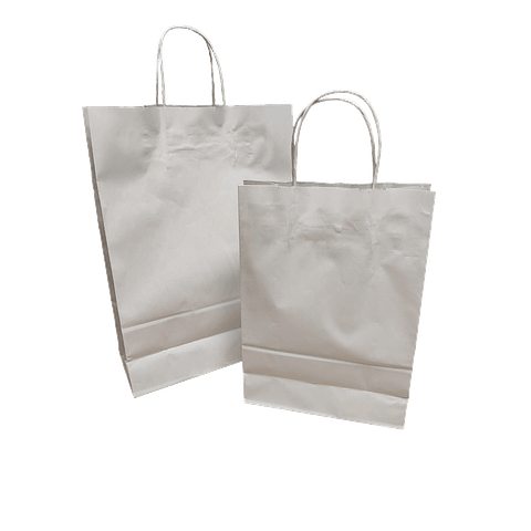 OFERTA MAYORISTA!!! Bolsa Papel Blanco con Manilla 