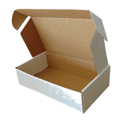 Caja Cartón Multiuso Autoarmable Blanca 50 unidades