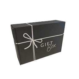 Caja Cartón Microcorrugado Autoarmable GIFT BOX Color Negro 50 unidades