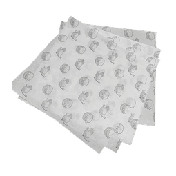 Resma Papel Mantequilla Blanco C/Diseño  Negro  30 x 30 cms / 500 Hojas