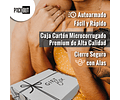 PACK X MAYOR!!! Caja Cartón Microcorrugado Autoarmable GIFT BOX Color Blanco 200 unidades