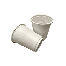 PACK X MAYOR!!! Vaso Blanco Compostable  300 Unidades