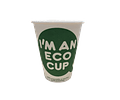 PACK OFERTA X MAYOR!!! Vaso Café Polipapel Compostable ECO CUP 300 unidades