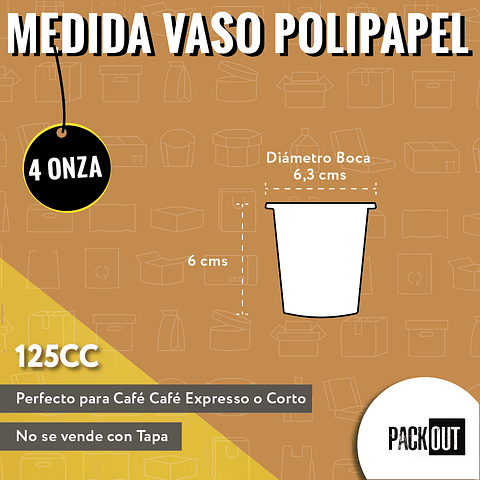 OFERTA MAYORISTA!!! Vaso Café Polipapel Negro