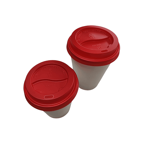 OFERTA MAYORISTA!!! Tapa Roja Vaso Polipapel 1000 Unidades 